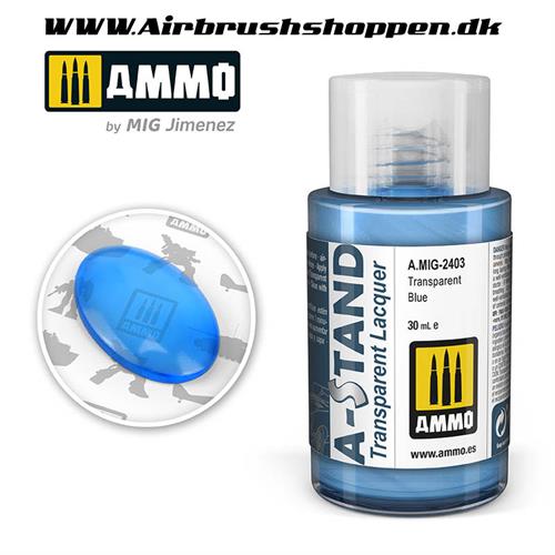 A.MIG 2403 Transparent Blue   A-Stand paint 30 ml